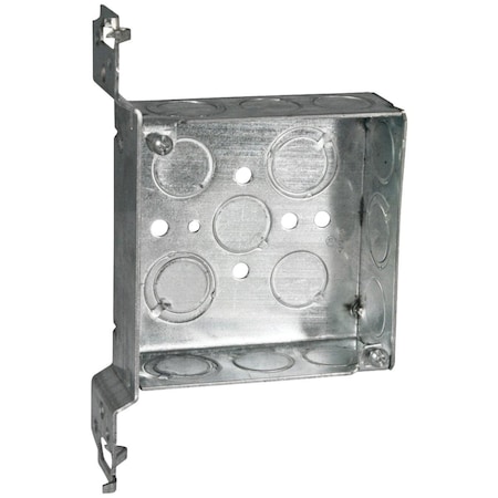 Southwire Electrical Box, 21 cu in, Square Box Type, Steel, Square Shape 52151-FS-UPC